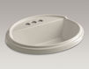 Countertop wash basin Tresham K-2992-4-96 Ivory Countertop wash basin Tresham Kohler 2015 K-2992-4-96 Contemporary / Modern