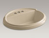 Countertop wash basin Tresham K-2992-4-96 Ivory Countertop wash basin Tresham Kohler 2015 K-2992-4-96 Contemporary / Modern