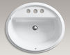 Countertop wash basin Tresham Kohler 2015 K-2992-4-95 Contemporary / Modern