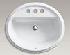 Countertop wash basin Tresham K-2992-4-95 Gray Countertop wash basin Tresham Kohler 2015 K-2992-4-95 Contemporary / Modern
