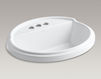 Countertop wash basin Tresham K-2992-4-95 Gray Countertop wash basin Tresham Kohler 2015 K-2992-4-95 Contemporary / Modern