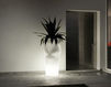 Ornamental flowerpot SAVING/SPACE/VASE 8247 A4183 white Ornamental flowerpot SAVING/SPACE/VASE Plust LIGHTS 8247 A4183 Minimalism / High-Tech