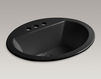 Countertop wash basin Bryant K-2699-4-K4 Dark gray Countertop wash basin Bryant Kohler 2015 K-2699-4-K4 Contemporary / Modern