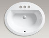 Countertop wash basin Bryant K-2699-4-0 white Countertop wash basin Bryant Kohler 2015 K-2699-4-0 Contemporary / Modern