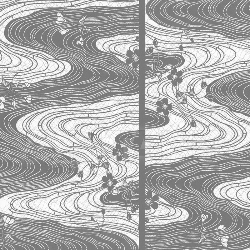 Buy Vinyl wallpaper MEETING ACROSS THE RIVER Wall&Decò  CONTEMPORARY WALLPAPER GPW1003