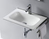 Wall mounted wash basin LP60 The Bath Collection Resina 0570 Contemporary / Modern