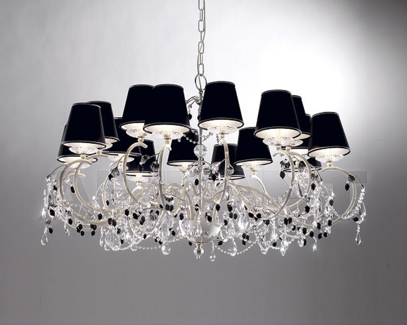 Сhandelier 1355.16 CP Black price on request Buy Сhandelier Tredici Design ROSES 1355.16 CP Black