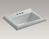 Countertop wash basin Memoirs K-2241-4-G9 Gray Countertop wash basin Memoirs Kohler 2015 K-2241-4-G9 Contemporary / Modern