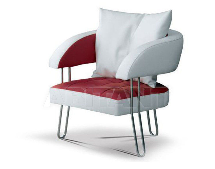 Buy Сhair Formenti Divani Contemporary Denise Poltrona con cuscino cm. 74x78