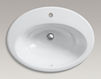 Countertop wash basin Thoreau K-2907-1-47 Ivory Countertop wash basin Thoreau Kohler 2015 K-2907-1-47 Contemporary / Modern