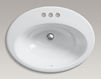 Countertop wash basin Thoreau K-2907-4-47 Ivory Countertop wash basin Thoreau Kohler 2015 K-2907-4-47 Contemporary / Modern