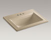 Countertop wash basin Memoirs K-2337-4-G9 Gray Countertop wash basin Memoirs Kohler 2015 K-2337-4-G9 Contemporary / Modern