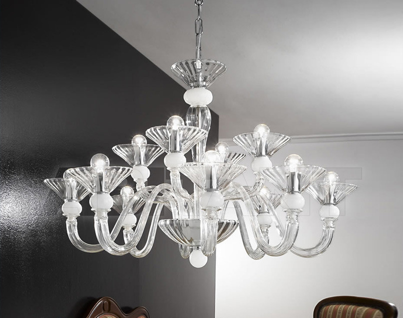 Сhandelier 1153/8+4 price on request Buy Сhandelier Vetrilamp s.r.l. Risoluzione 1153/8+4