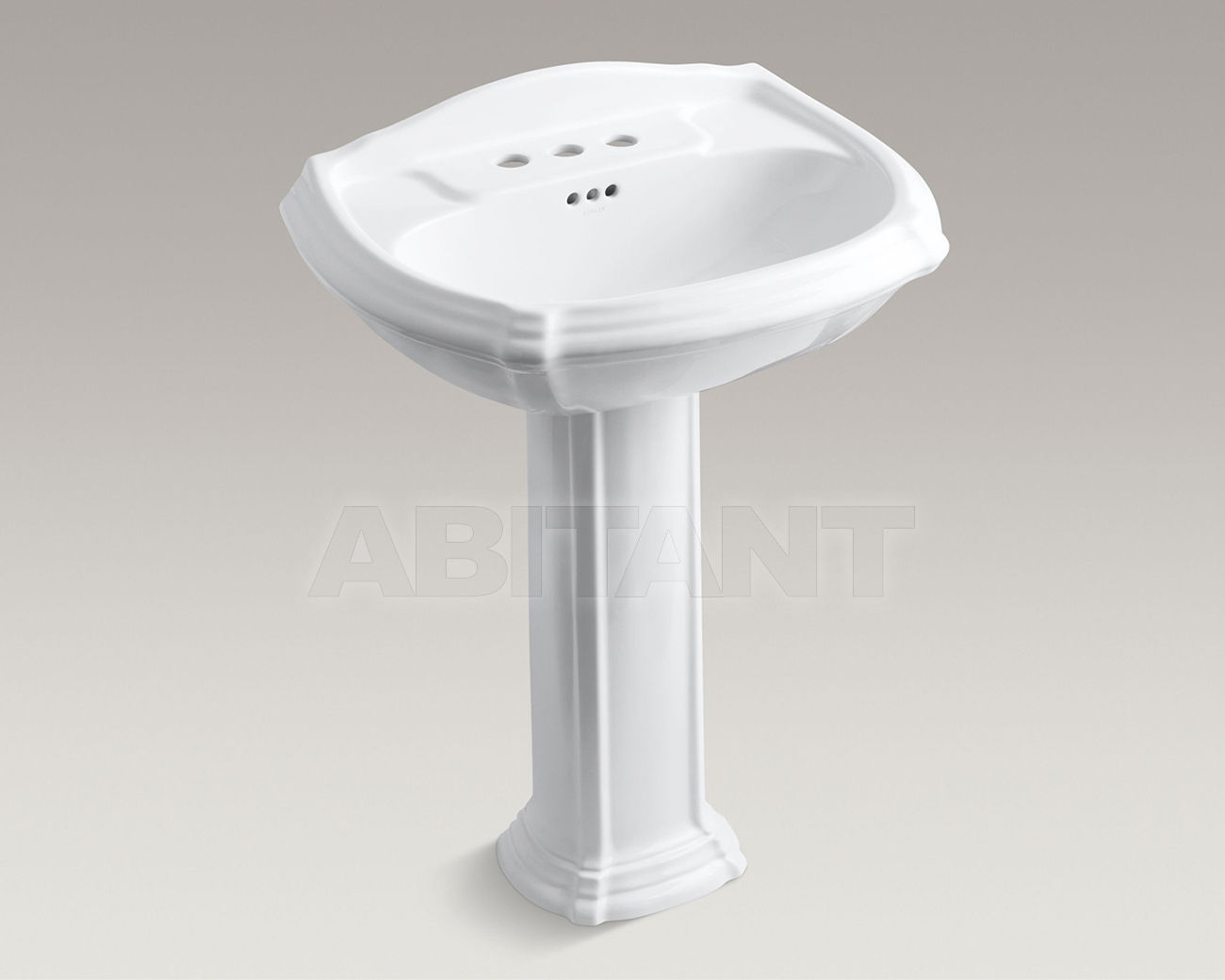 Wash basin with pedestal Portrait K-2221-4-0 price on request Buy Wash basin with pedestal Portrait Kohler 2015 K-2221-4-0