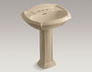 Wash basin with pedestal Portrait K-2221-4-0 white Wash basin with pedestal Portrait Kohler 2015 K-2221-4-0 Contemporary / Modern
