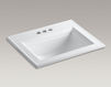 Countertop wash basin Memoirs K-2337-4-95 Gray Countertop wash basin Memoirs Kohler 2015 K-2337-4-95 Contemporary / Modern