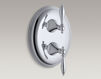 Thermostatic mixer Finial Traditional Kohler 2015 K-T10302-4M-BN Contemporary / Modern