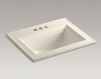 Countertop wash basin Memoirs K-2337-4-7 Black Countertop wash basin Memoirs Kohler 2015 K-2337-4-7 Contemporary / Modern