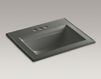 Countertop wash basin Memoirs K-2337-4-7 Black Countertop wash basin Memoirs Kohler 2015 K-2337-4-7 Contemporary / Modern