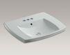 Countertop wash basin Kelston K-2381-4-47 Ivory Countertop wash basin Kelston Kohler 2015 K-2381-4-47 Contemporary / Modern