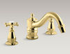 Bath mixer Antique Kohler 2015 K-T125-3-BN Contemporary / Modern
