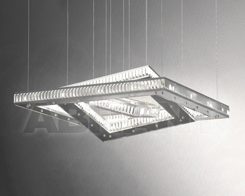 Buy Сhandelier Aggiolight ECLIPSE SQUARE SINGLE LAYER 9040/21-MIX chrome