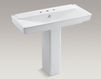 Wash basin with pedestal Rêve K-5149-8-47 Ivory Wash basin with pedestal Rêve Kohler 2015 K-5149-8-47 Contemporary / Modern