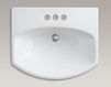 Wash basin with pedestal Cimarron Kohler 2015 K-2362-4-0 Contemporary / Modern