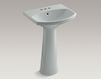 Wash basin with pedestal Cimarron Kohler 2015 K-2362-4-47 Contemporary / Modern