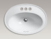 Countertop wash basin Serif Kohler 2015 K-2075-4-7 Contemporary / Modern