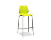 Bar stool Metalmobil Uni 2013 378 CRS+BROWN Contemporary / Modern
