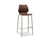 Bar stool Metalmobil Uni 2013 378 CR+PURPLE Contemporary / Modern