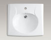Wall mounted wash basin Brenham Kohler 2015 K-1997-1-47 Contemporary / Modern