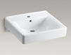 Wall mounted wash basin Soho K-2084-47 Ivory Wall mounted wash basin Soho Kohler 2015 K-2084-47 Contemporary / Modern