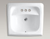 Wall mounted wash basin Kingston K-2005-7 Black Wall mounted wash basin Kingston Kohler 2015 K-2005-7 Contemporary / Modern