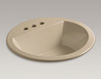 Countertop wash basin Bryant K-2714-4-0 white Countertop wash basin Bryant Kohler 2015 K-2714-4-0 Contemporary / Modern