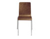 Chair LUNA Metalmobil Light_Collection_2015 103 CR+BROWN Contemporary / Modern