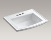 Countertop wash basin Archer K-2356-4-7 Black Countertop wash basin Archer Kohler 2015 K-2356-4-7 Contemporary / Modern