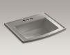 Countertop wash basin Archer K-2356-4-7 Black Countertop wash basin Archer Kohler 2015 K-2356-4-7 Contemporary / Modern