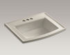 Countertop wash basin Archer Kohler 2015 K-2356-4-33 Contemporary / Modern