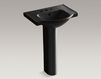 Wash basin with pedestal Veer K-5266-4-K4 Dark gray Wash basin with pedestal Veer Kohler 2015 K-5266-4-K4 Contemporary / Modern
