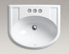 Countertop wash basin Devonshire Kohler 2015 K-2279-4-7 Contemporary / Modern