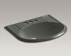 Countertop wash basin Devonshire K-2279-4-95 Gray Countertop wash basin Devonshire Kohler 2015 K-2279-4-95 Contemporary / Modern
