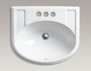 Countertop wash basin Devonshire K-2279-4-K4 Dark gray Countertop wash basin Devonshire Kohler 2015 K-2279-4-K4 Contemporary / Modern