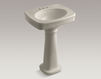 Wash basin with pedestal Bancroft Kohler 2015 K-2338-4-95 Contemporary / Modern