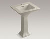 Wash basin with pedestal Memoirs K-2344-1-47 Ivory Wash basin with pedestal Memoirs Kohler 2015 K-2344-1-47 Contemporary / Modern