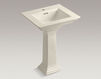 Wash basin with pedestal Memoirs K-2344-1-33 Light beige Wash basin with pedestal Memoirs Kohler 2015 K-2344-1-33 Contemporary / Modern