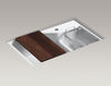 Built-in wash basin Indio K-6411-1-33 Light beige Built-in wash basin Indio Kohler 2015 K-6411-1-33 Contemporary / Modern