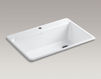 Countertop wash basin Riverby K-5871-1A2-47 Ivory Countertop wash basin Riverby Kohler 2015 K-5871-1A2-47 Contemporary / Modern