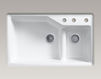 Built-in wash basin Indio Kohler 2015 K-6411-3-0 Contemporary / Modern